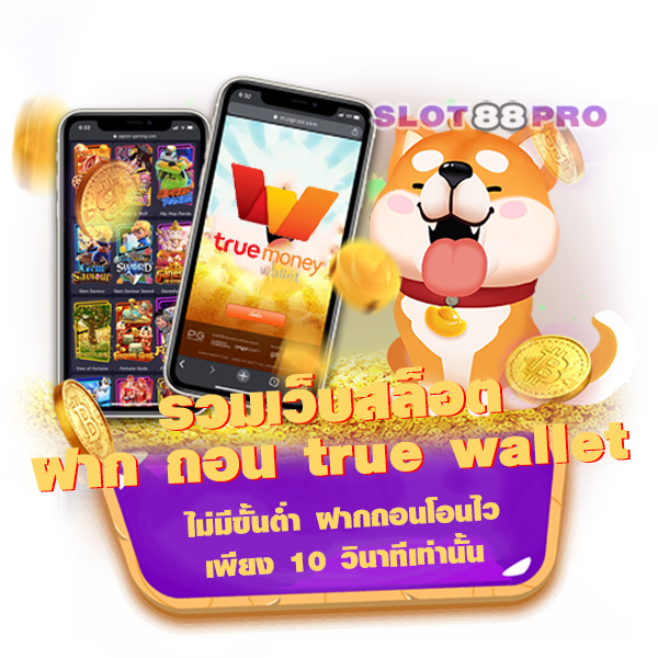 รวม เว็บ สล็อต ฝาก ถอน true wallet